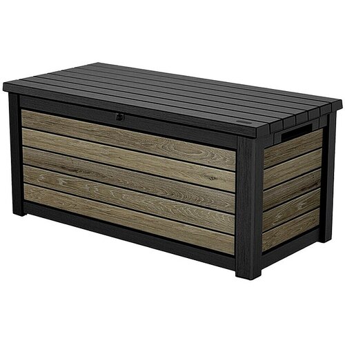 Keter Vrtna kutija za pohranu (D x &amp;Scaron; x V: 155 x 72 x 69,5 cm, Plastika, Smeđa, Crna) Slike