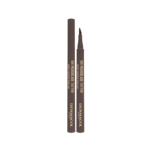 Dermacol 16H Microblade Tattoo Water-Resistant eyeliner za obrve 1 ml nijansa 03 za žene Slike