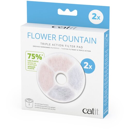 Catit 2.0 Flower Fountain - Zamjenski filter bez okvira (2 komada) TRIPLE ACTION Cijene