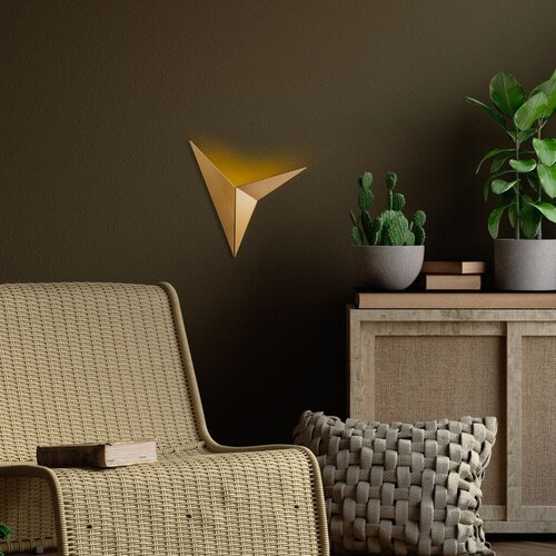 Opviq zidna lampa Kus-Nuw-3204, 34x5x34cm, IP20, Zlatna boje Slike