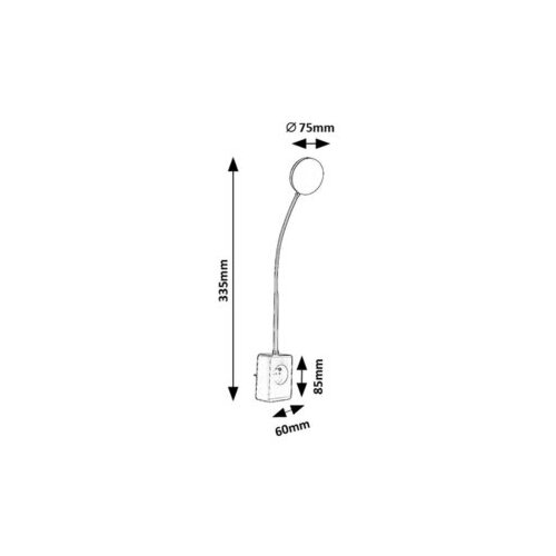 Rabalux tivro e 71283 led zidna lampa Slike