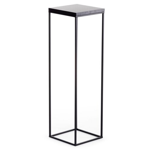  Stalak za cveće BASICLOFT 80x24 crni Slike