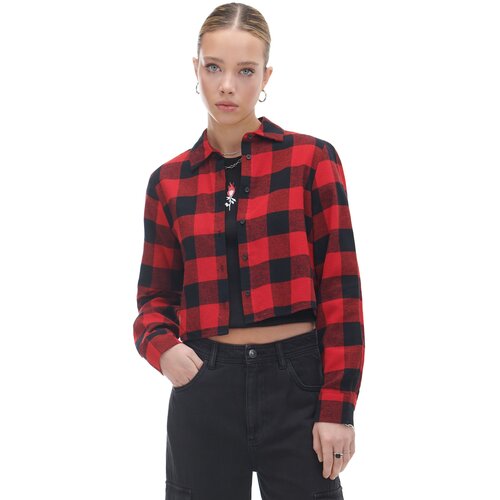 Cropp ženska karirana ko&amp;scaron;ulja - Crvena 2840W-33X Slike
