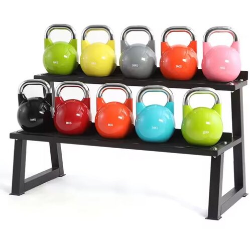 TimeBreak Polica za kettlebell girje i bučice Slike