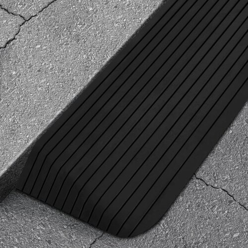 VidaXL Klančina za prag 2 kosa 110x41x5 cm guma Slike