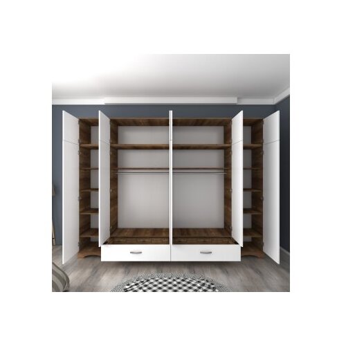 Hanah home Ormar BA133 - 3907, 243x226x48,3 cm, Bijeli Slike