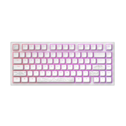 Dark Project ALU Terra Nostra White Wired Gaming Keyboard (ANSI) Cene