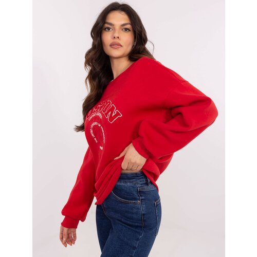 My Red Lips Sweatshirt-EM-BL-617-15.55P-red Cene