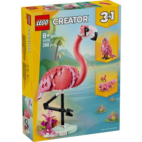 Lego LEGO&amp;reg; Creator 3in1 - Divje živali: rožnati plamenec (31170) Slike
