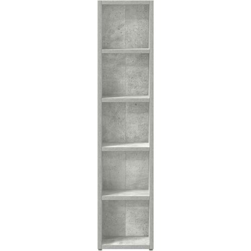  Ormarići za CD-ove 2 kom siva boja betona 21x16x93,5 cm iverica Slike