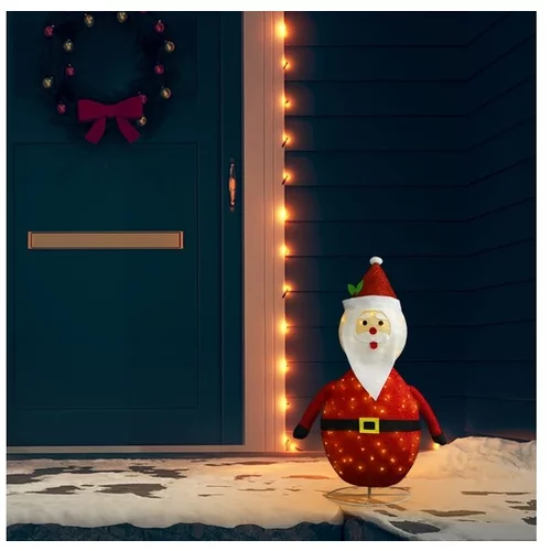  Okrasna figura Božička LED razkošno blago 60 cm