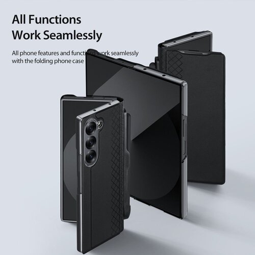 Dux ducis BRIL torbica s držačem za olovku za SAMSUNG GALAXY Z Fold 6 - crna Slike