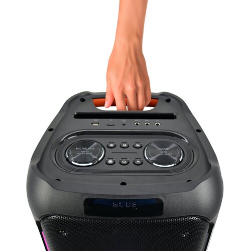 Ibiza COLUMBA 1200 (AKTIVNI AKOMULATORKI BLUETOOTH ZVOČNIK Z LED 2 x 10&amp;quot;/25cm &amp;ndash; 1200W) - Slike