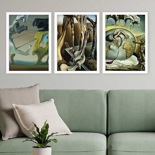 Wallity Set uramljenih slika 3BC_UN261045 , 3 Dela Cene