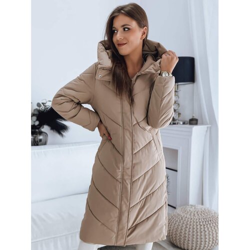 DStreet Women&amp;#039;s coat KINSLEY camel TY3205 Slike