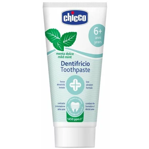 Chicco Toothpaste Mild Mint zubna pasta za djecu s fluoridem 6 y+ 50 ml