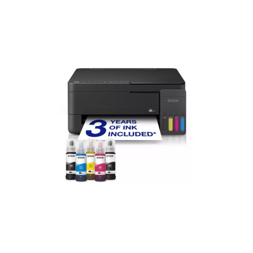 Printer EPSON EcoTank L3350 print/scan/copy Rez.5.760 x1.440 dpi. 33str/min Monokrom.20str/min Colour. USB, LAN.WiFi. tinte br.103 Cijene