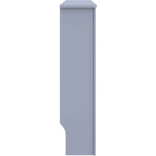 VidaXL pokrivač radijatora 2 pcs siva 112 x 19 x 81.5 cm Slike