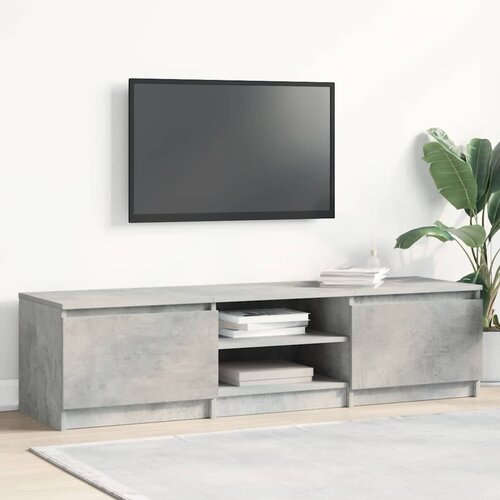 TV ormarić boja betona 140 x 40 x 35,5 cm konstruirano drvo Cene