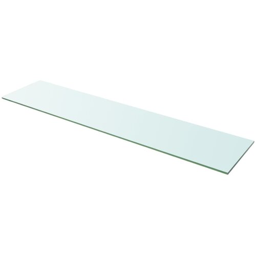 VidaXL Polica Prosojno Steklo 110x25 cm, (20765280) Slike