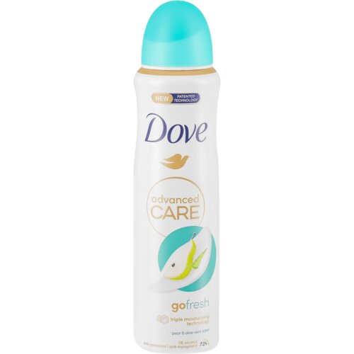 Dove pear&aloa vera advance care dezodorans u spreju 150 ml Cene