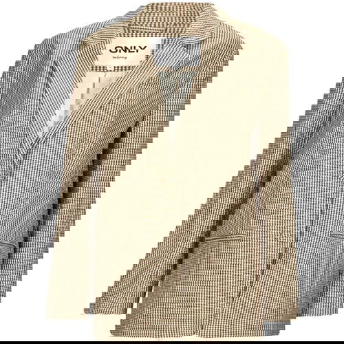 Only ONLMOLLY L/S OVS CHECK BLAZER TLR Bež Cijene