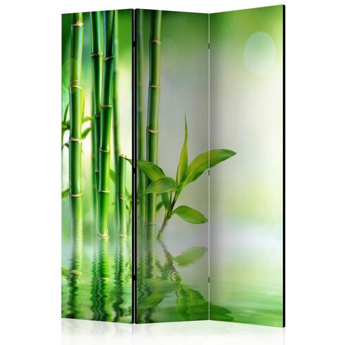 Artgeist Paravan Green Bamboo, 3-Delni, Dvostranski Cene