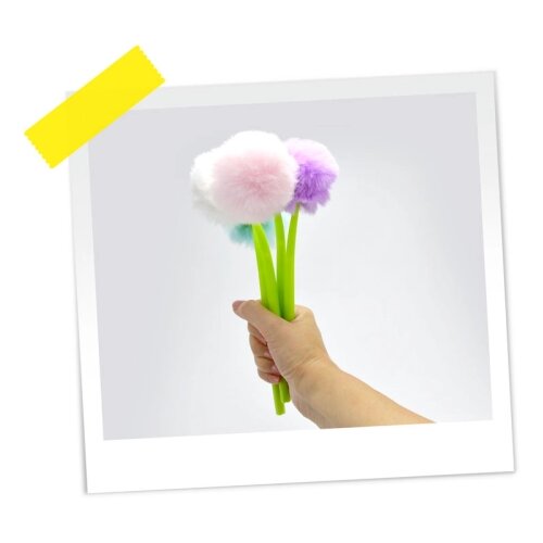 Olovka HEMIJSKA ZF2086 BUĆKA POM POM PASTEL 1/16 WY *FP Slike