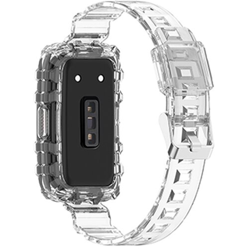 INF Pašček za uro Huawei Band 10/9/8/7/6 Transparent, (22076730) Cene