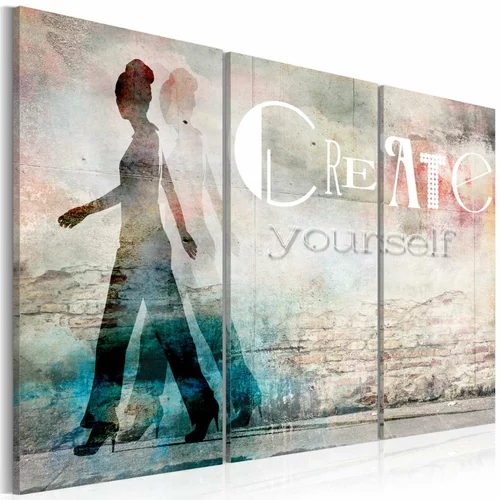  Slika - Create yourself - triptych 90x60