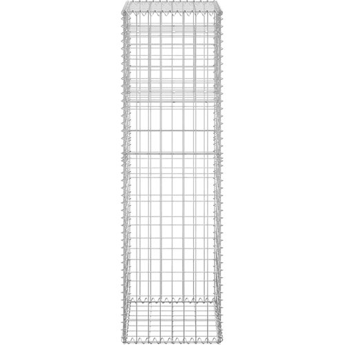  Gabionske stupne ko&amp;scaron;are 2 kom 40 x 40 x 140 cm željezne Slike