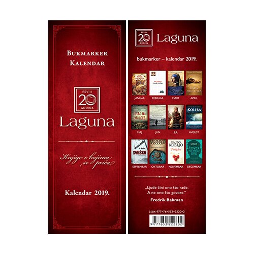 Laguna Grupa autora - Bukmarker &amp;ndash; kalendar 2019: Slike
