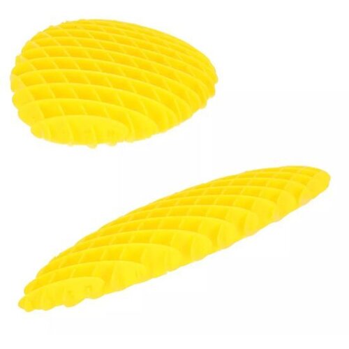 Flexi fidget črv igra proti stresu - rumena Slike