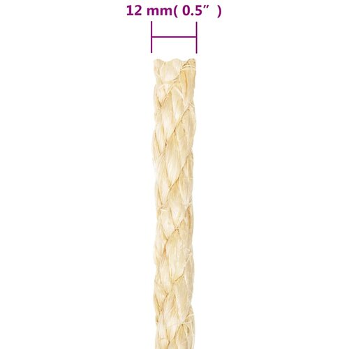  Uže od 100 % sisala 12 mm 25 m Slike