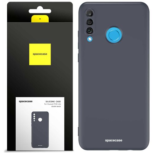 Spacecase SILIKONSKI OVITEK ZA HUAWEI P30 LITE ČRN, (21963341) Cene