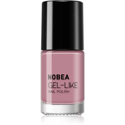 NOBEA Day-to-Day Gel-like Nail Polish lak za nokte s gel efektom nijansa Rouge #N03 6 ml