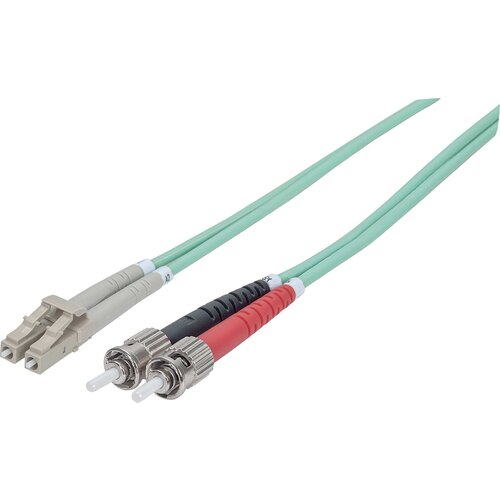 Intellinet 751117 steklena vlakna optična vlakna priključni kabel [1x ST-vtič - 1x LC-vtič] 50/125 &amp;micro; Multimode OM3 1.00 m, (20435272) Slike