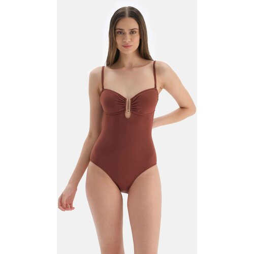 Dagi brown strapless swimwear Slike