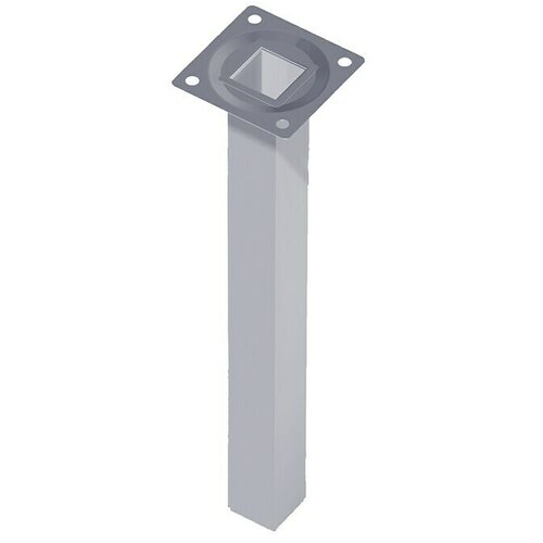 ELEMENT SYSTEM Četverokutno čelično postolje (2,5 x 2,5 x 10 cm, Nosivost: 30 kg, Boja: Crne boje) Slike