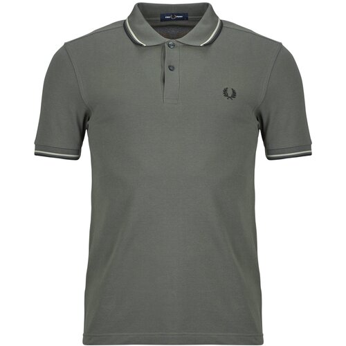 Fred Perry TWIN TIPPED SHIRT Zelena Cijene