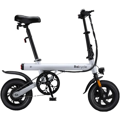 Elektricni bicikl Xiaomi Baicycle S1 beli . Slike