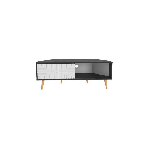 Hanah home Hanah Kućna TV komoda Mora, 140x45x34 cm, Crna Slike