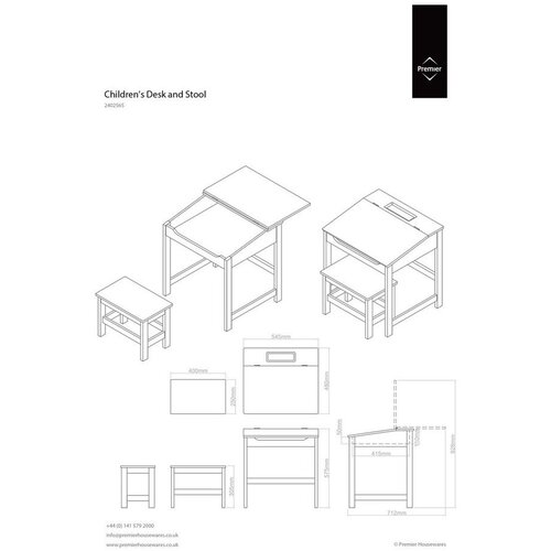Premier Housewares Set dječjeg namje&amp;scaron;taja Jordan &amp;ndash; Slike