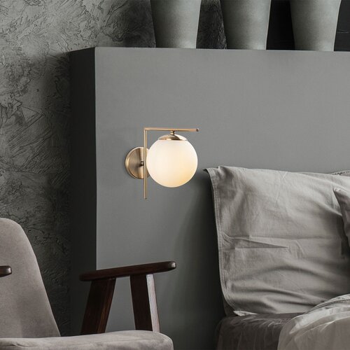 Opviq 7141 Antička zidna lampa, zlatna Cene