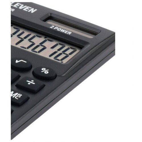  KALKULATOR KOMERCIJALNI 8MJESTA ELEVEN SLD-200NR CRNI Slike