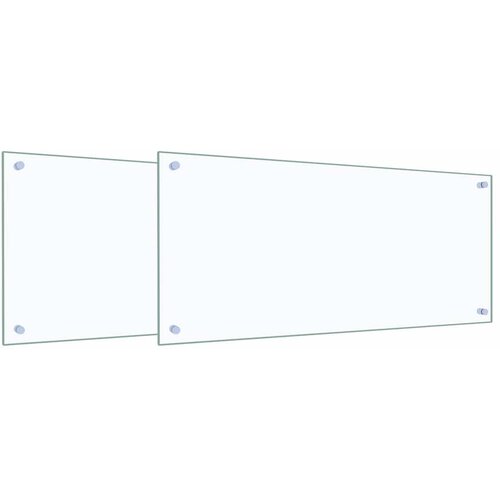  Kuhinjski zid 2 pcs *Transparent*an 90 x 40 cm Slike