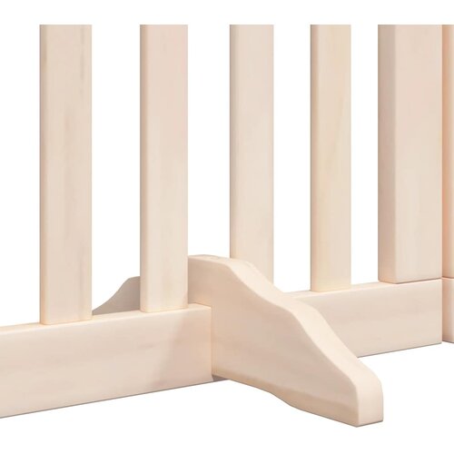  Vrata za pse s vrata&amp;scaron;cima 12 panela sklopiva 600 cm drvo topole Smeđa 50 x 90 x 2 cm Slike