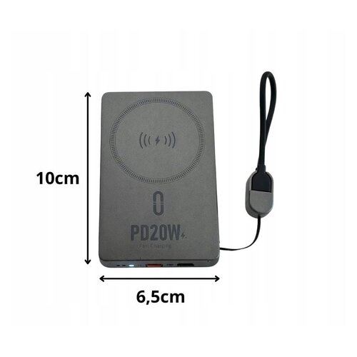  10000mAh prenosna baterija z Lightning in USB brezžični powerbank 20W Slike