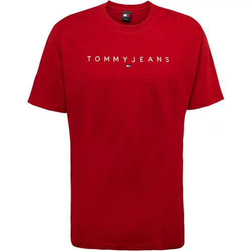 Tommy Jeans Majica rdeča / bela