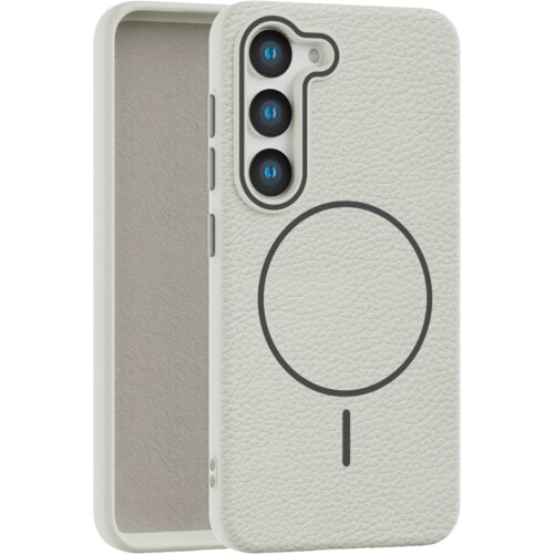  leather grip magsafe maska za samsung galaxy S23 - siva Cene